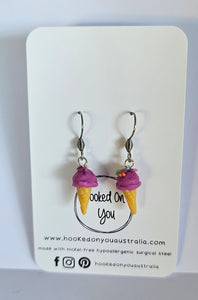 Mini Colourful Ice Cream Earrings