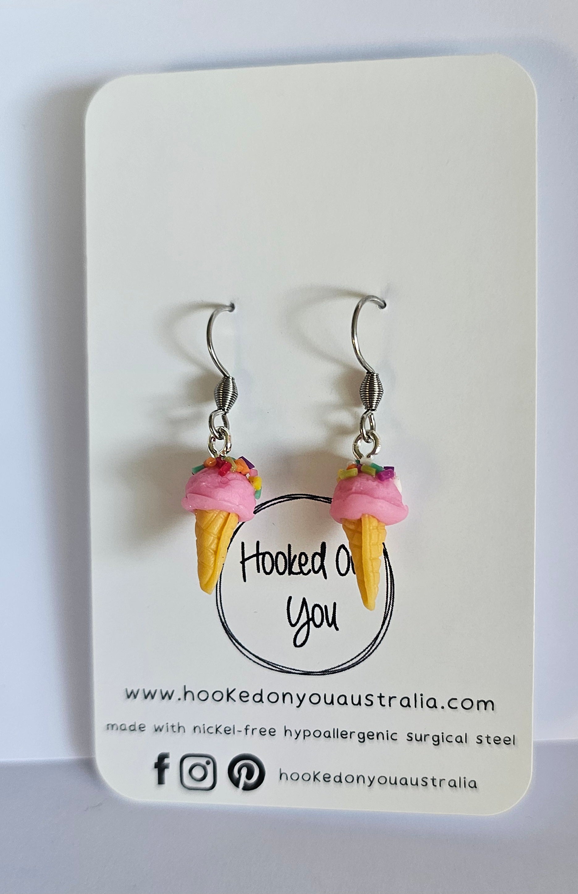 Mini Colourful Ice Cream Earrings