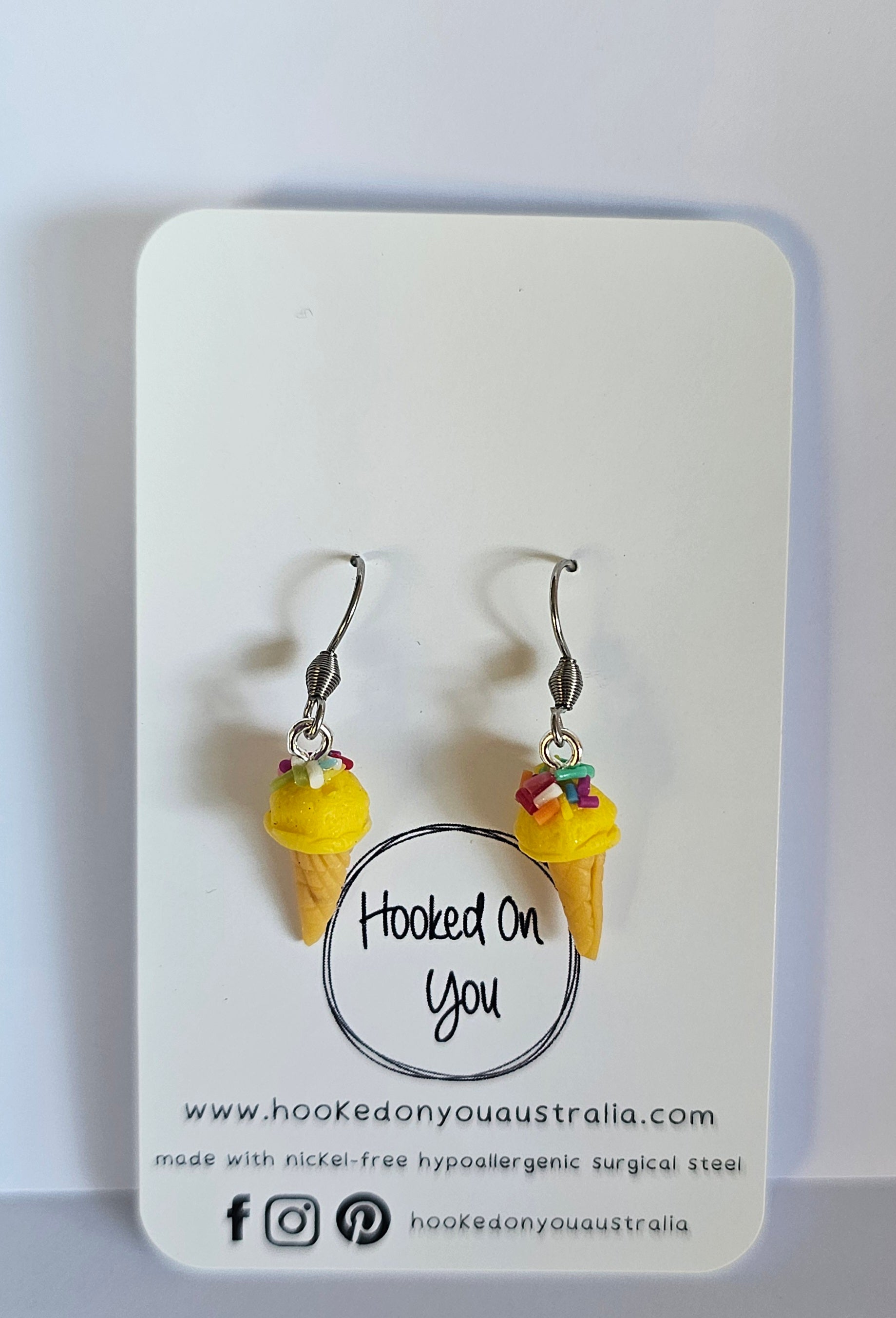 Mini Colourful Ice Cream Earrings