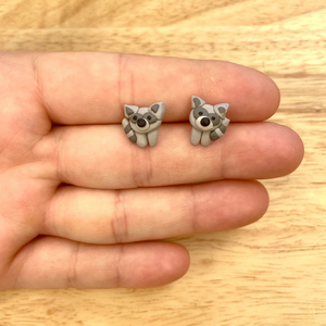 Raccoon Earrings